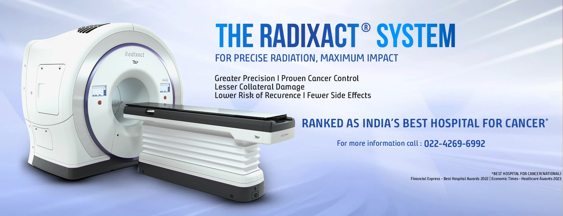 Radixact system for precise and advanced cancer treatment In Mumbai